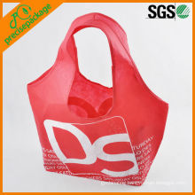 Factory customized promotional eco-friendly 210D nylon solid shopping bag